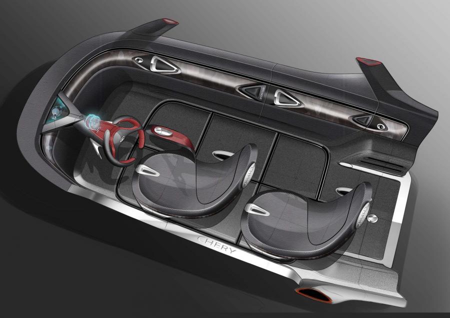 Интерьер Chery FV2030 Concept 2016 года  (фото 2 из 8)